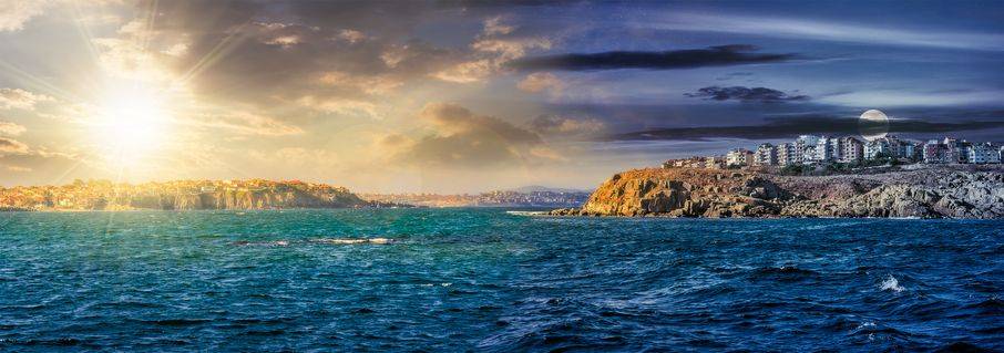islands with resorts surrounded by blue water